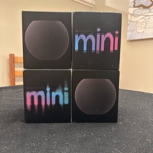 4 Boxes for Apple HomePod minis — good condition